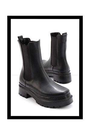 Siyah  Kadın Bot & Bootie K02792070209