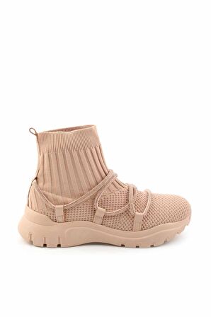 Bambi Nude Triko  Kadın Sneaker K02813500182