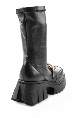 Bambi Siyah  Kadın Bot & Bootie K02828114609