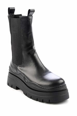 Bambi Siyah  Kadın Bot & Bootie K02828193509