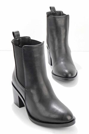 Bambi Siyah  Kadın Bot & Bootie K02826011209