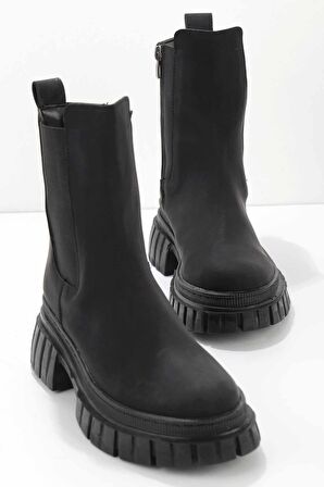 Bambi Siyah  Kadın Bot & Bootie K02823111709