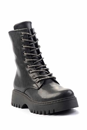 Siyah  Kadın Bot & Bootie K02823112409
