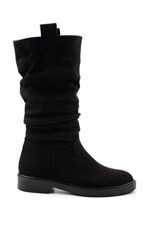 Siyah Süet  Kadın Bot & Bootie K02828061002