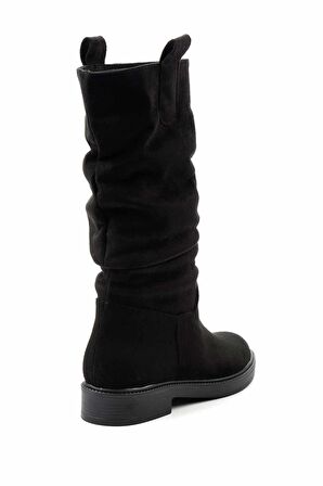 Siyah Süet  Kadın Bot & Bootie K02828061002