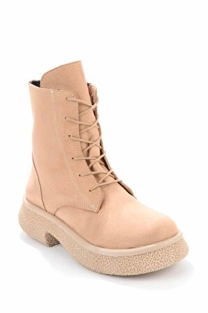 Bambi Vizon Süet  Kadın Bot & Bootie K02824201402