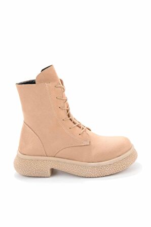 Bambi Vizon Süet  Kadın Bot & Bootie K02824201402