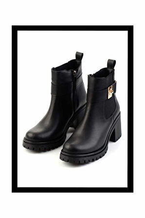Siyah Altın  Kadın Bot & Bootie K02824705009