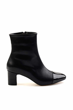 Siyah Siyah Rugan  Kadın Bot & Bootie K02828335009