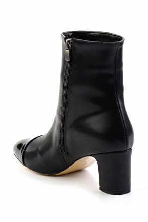 Siyah Siyah Rugan  Kadın Bot & Bootie K02828335009