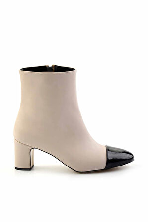 Bej Siyah  Kadın Bot & Bootie K02828335009