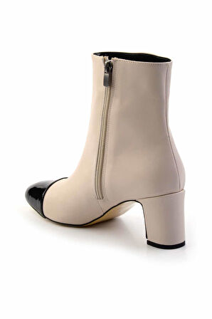 Bej Siyah  Kadın Bot & Bootie K02828335009
