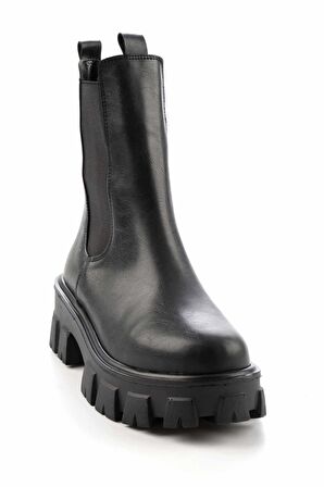 Bambi Siyah  Kadın Bot & Bootie K02839052109