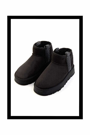 Siyah Süet   Kadın Bot & Bootie K02855115002