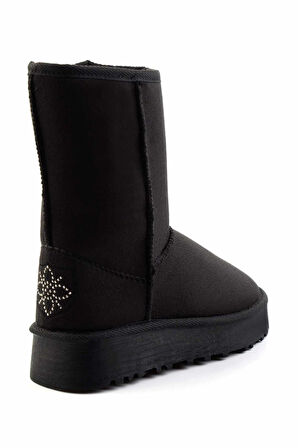 Siyah Süet   Kadın Bot & Bootie K02855115202