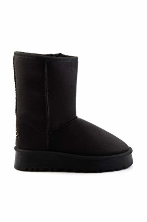 Siyah Süet   Kadın Bot & Bootie K02855115202