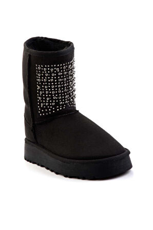 Siyah Süet   Kadın Bot & Bootie K02855115402