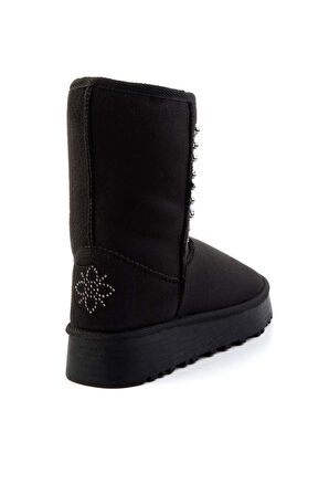 Siyah Süet   Kadın Bot & Bootie K02855115402
