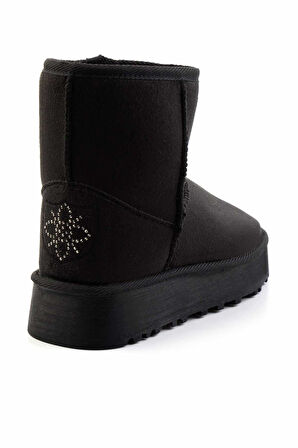 Siyah Süet   Kadın Bot & Bootie K02855115602