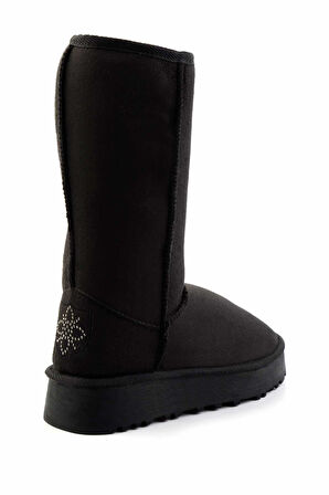 Siyah Süet   Kadın Bot & Bootie K02855117002