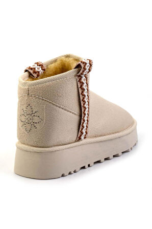 Bej Süet  Kadın Bot & Bootie K02855115002