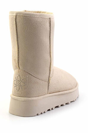Bej Süet  Kadın Bot & Bootie K02855115202