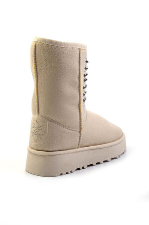 Bej Süet  Kadın Bot & Bootie K02855115402