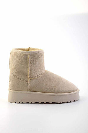 Bej Süet  Kadın Bot & Bootie K02855115602