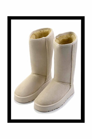 Bej Süet  Kadın Bot & Bootie K02855117002
