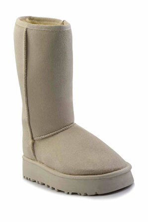 Bej Süet  Kadın Bot & Bootie K02855117002