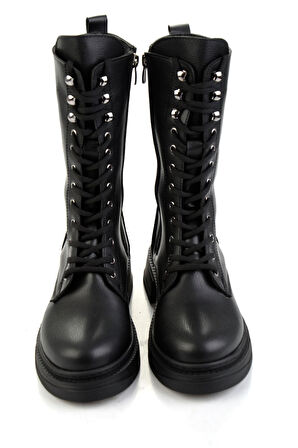 Siyah  Kadın Bot & Bootie K02875070709