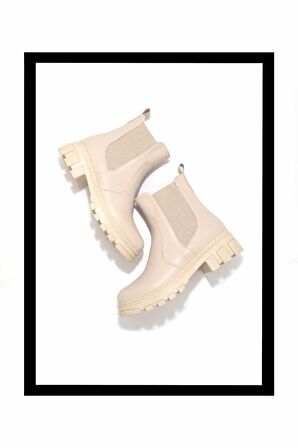 Bej  Kadın Bot & Bootie K02875070309