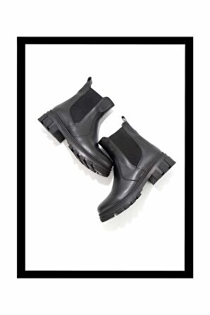 Siyah  Kadın Bot & Bootie K02875070309