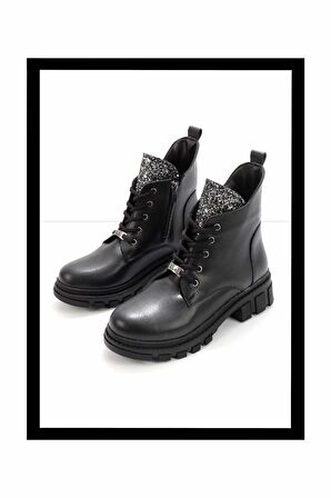 Siyah  Kadın Bot & Bootie K02875070409