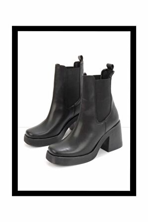 Siyah  Kadın Bot & Bootie K02888040509