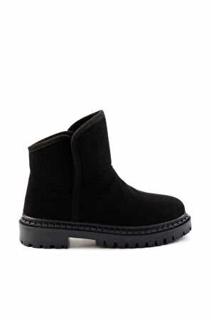 Siyah Süet  Kadın Bot & Bootie K02891020002