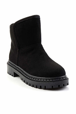 Siyah Süet  Kadın Bot & Bootie K02891020002