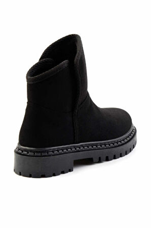 Siyah Süet  Kadın Bot & Bootie K02891020002
