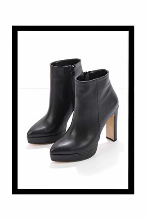 Siyah  Kadın Bot & Bootie K02926060509