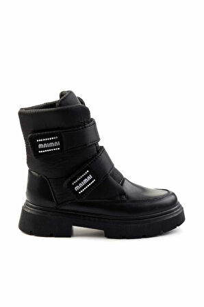 Siyah Paraşüt  Kadın Bot & Bootie K02924040967