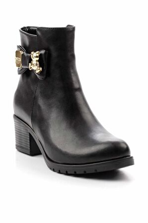 Siyah  Kadın Bot & Bootie K02994060909