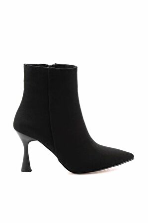 Siyah Süet  Kadın Bot & Bootie K02992052902
