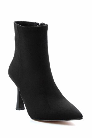 Siyah Süet  Kadın Bot & Bootie K02992052902