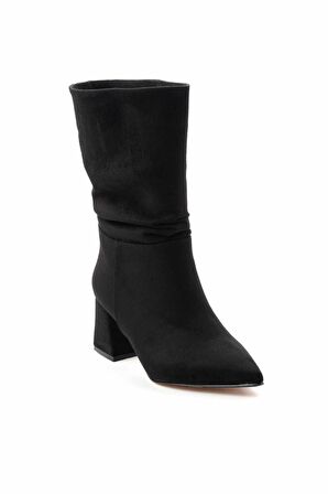 Siyah Süet  Kadın Bot & Bootie K02992053002
