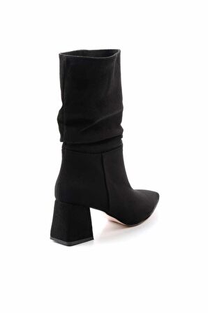 Siyah Süet  Kadın Bot & Bootie K02992053002