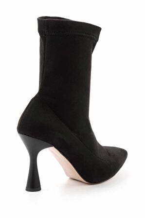 Siyah Streç  Kadın Bot & Bootie K02992021217