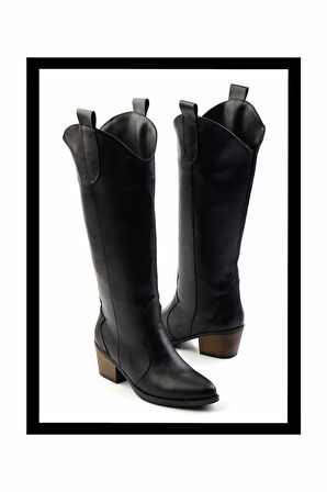Siyah   Kadın Çizme K03069010509