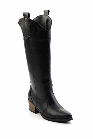 Siyah   Kadın Çizme K03069010509