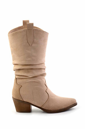 Camel Süet  Kadın Çizme K03069010002