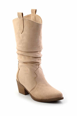 Camel Süet  Kadın Çizme K03069010002